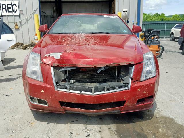 1G6DS1E30C0129626 - 2012 CADILLAC CTS PREMIU RED photo 9