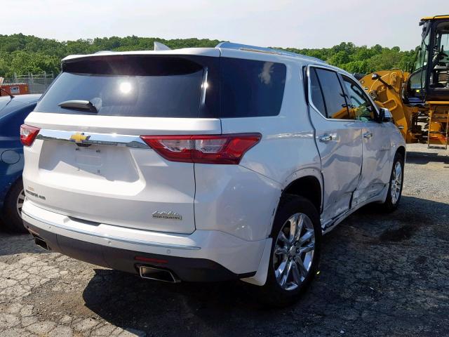 1GNEVKKW5JJ124806 - 2018 CHEVROLET TRAVERSE H WHITE photo 4