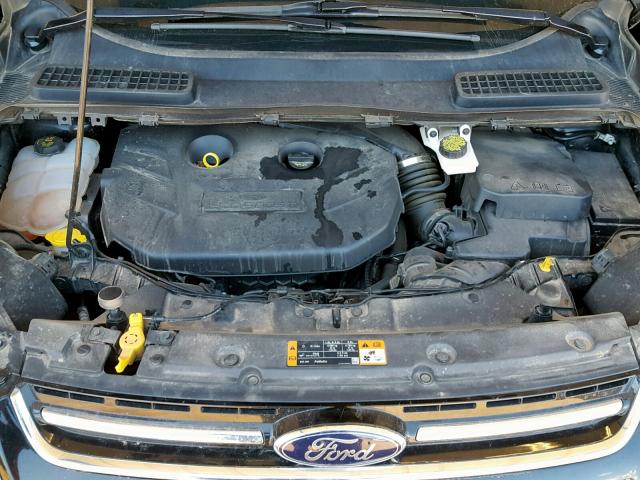 1FMCU9J91GUA39262 - 2016 FORD ESCAPE TIT BLACK photo 7