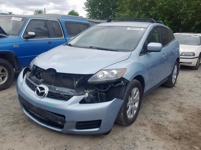 JM3ER293570136937 - 2007 MAZDA CX-7 BLUE photo 2