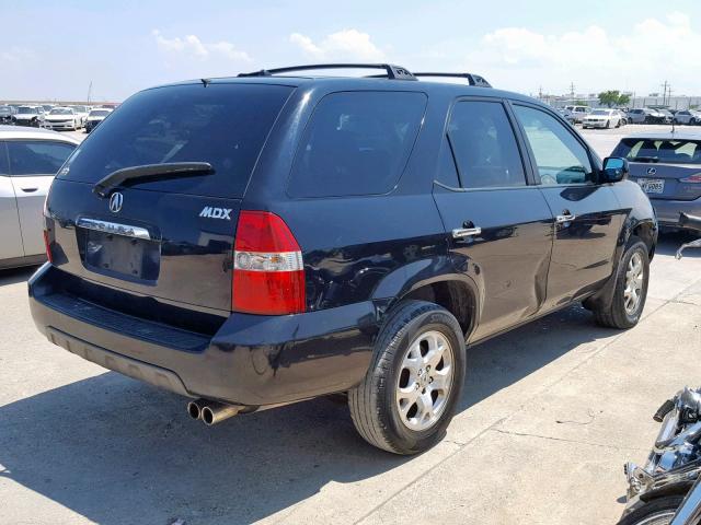 2HNYD18692H516954 - 2002 ACURA MDX TOURIN BLACK photo 4