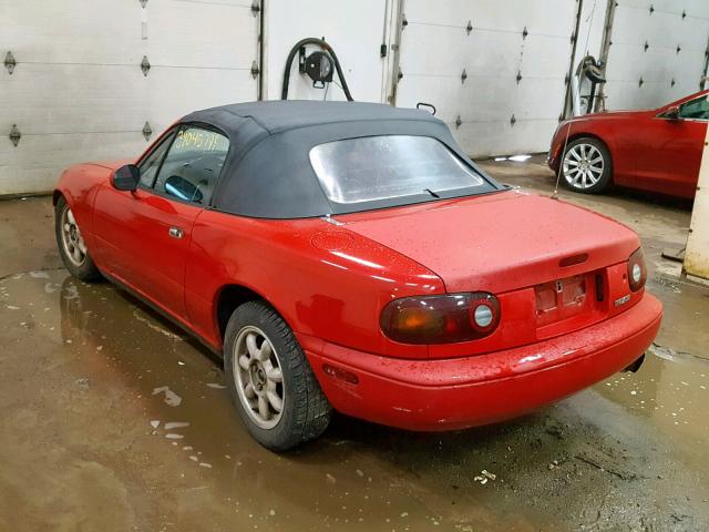 JM1NA3518L0126472 - 1990 MAZDA MX-5 MIATA RED photo 3