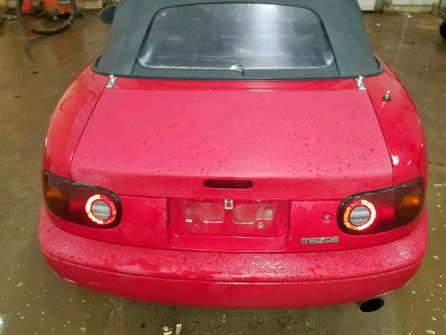 JM1NA3518L0126472 - 1990 MAZDA MX-5 MIATA RED photo 6