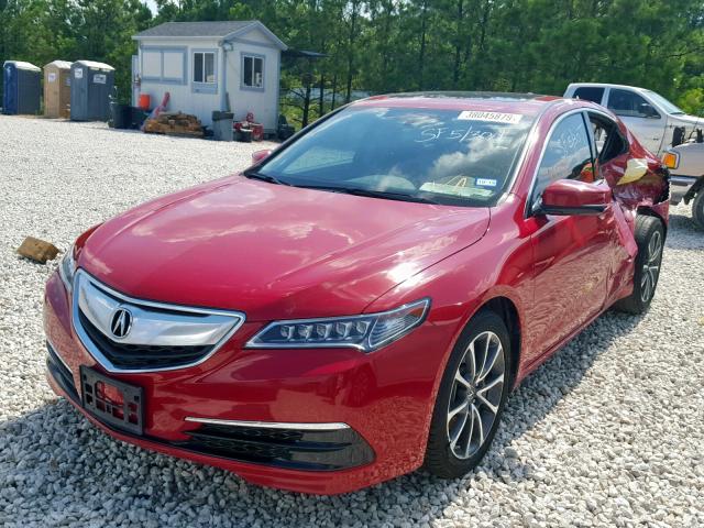 19UUB2F36HA001833 - 2017 ACURA TLX RED photo 2