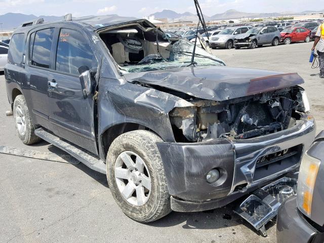 5N1AA08B74N735991 - 2004 NISSAN ARMADA SE GRAY photo 1