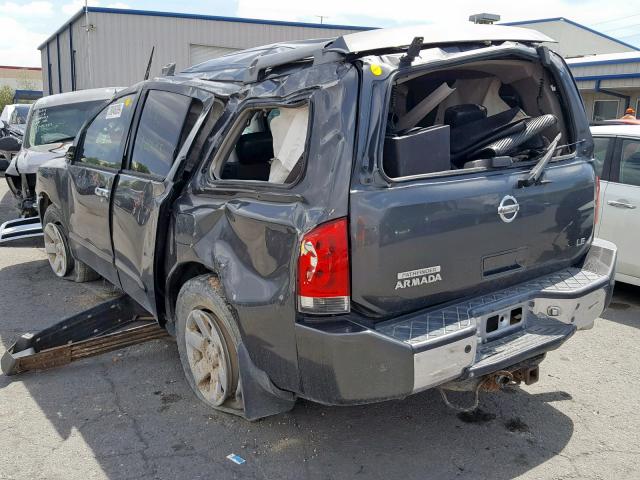 5N1AA08B74N735991 - 2004 NISSAN ARMADA SE GRAY photo 3