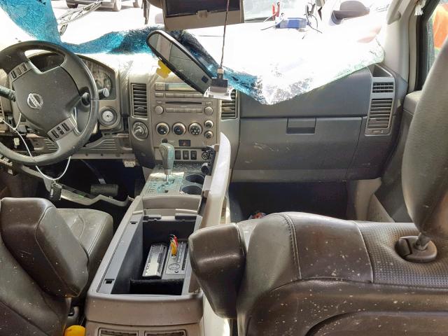 5N1AA08B74N735991 - 2004 NISSAN ARMADA SE GRAY photo 9