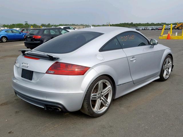 TRUK1AFKXA1020360 - 2010 AUDI TTS PRESTI SILVER photo 4