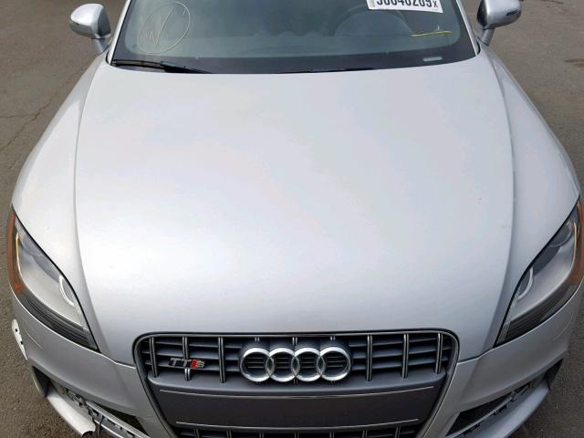 TRUK1AFKXA1020360 - 2010 AUDI TTS PRESTI SILVER photo 7