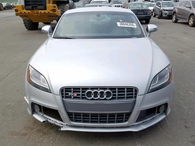 TRUK1AFKXA1020360 - 2010 AUDI TTS PRESTI SILVER photo 9