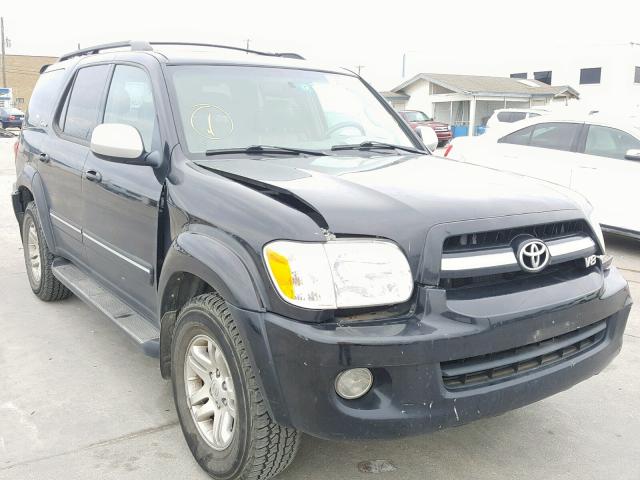 5TDBT48A17S280717 - 2007 TOYOTA SEQUOIA LI BLACK photo 1