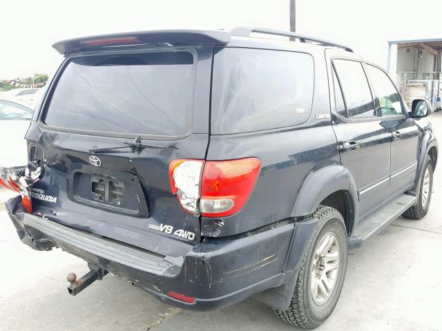 5TDBT48A17S280717 - 2007 TOYOTA SEQUOIA LI BLACK photo 4