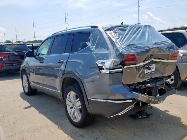 1V2ER2CA8KC539297 - 2019 VOLKSWAGEN ATLAS SEL Boz foto 3
