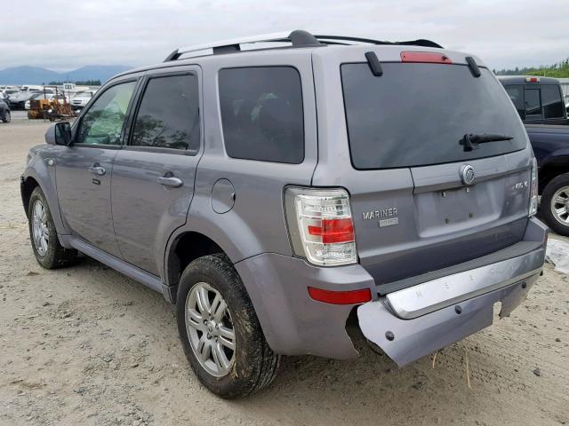 4M2CU97198KJ15744 - 2008 MERCURY MARINER PR GRAY photo 3