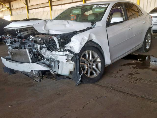 1G11C5SA2DF304926 - 2013 CHEVROLET MALIBU 1LT WHITE photo 2