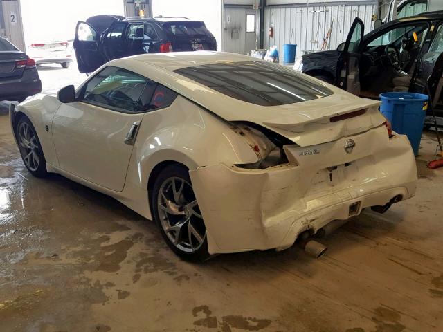 JN1AZ4EH8EM632604 - 2014 NISSAN 370Z BASE WHITE photo 3