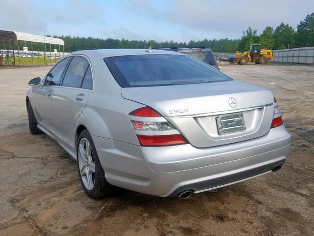 WDDNG71X19A267828 - 2009 MERCEDES-BENZ S 550 SILVER photo 3