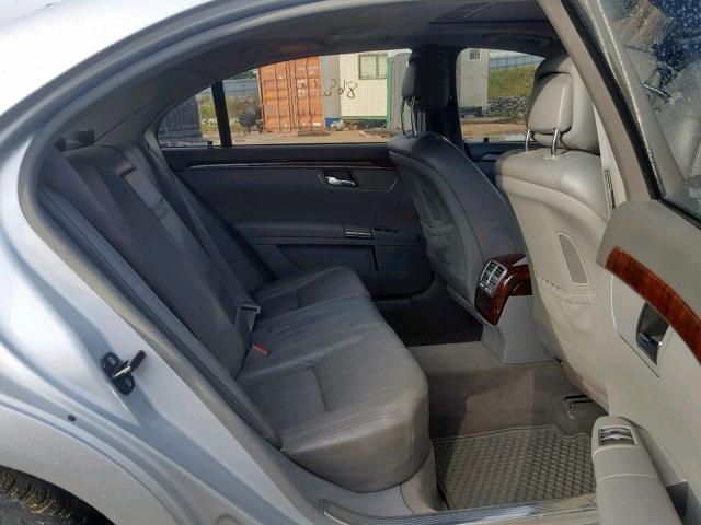 WDDNG71X19A267828 - 2009 MERCEDES-BENZ S 550 SILVER photo 6