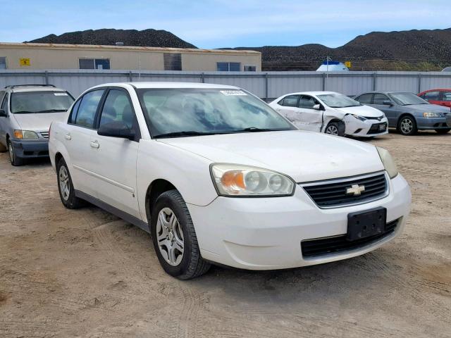 1G1ZS58F98F125541 - 2008 CHEVROLET MALIBU LS WHITE photo 1