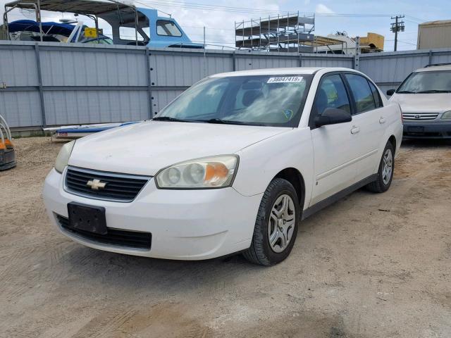 1G1ZS58F98F125541 - 2008 CHEVROLET MALIBU LS WHITE photo 2