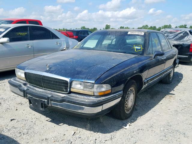 1G4CW53L0M1622141 - 1991 BUICK PARK AVENU BLUE photo 2