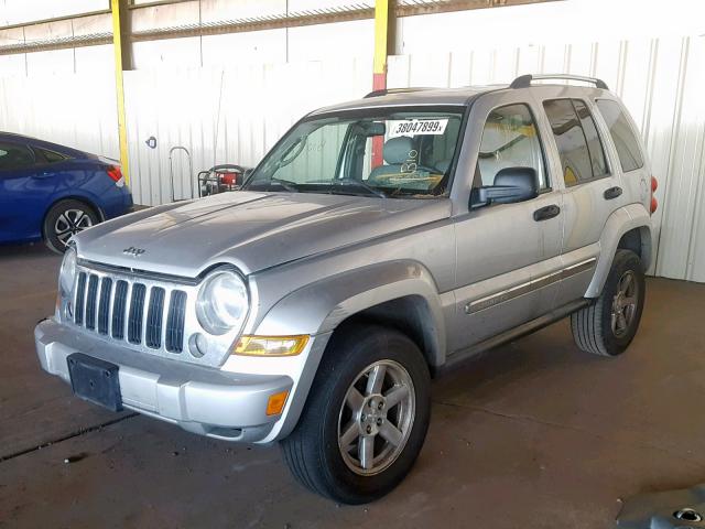 1J4GK58K27W594832 - 2007 JEEP LIBERTY LI SILVER photo 2