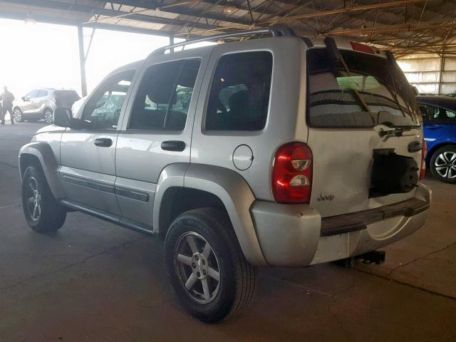 1J4GK58K27W594832 - 2007 JEEP LIBERTY LI SILVER photo 3