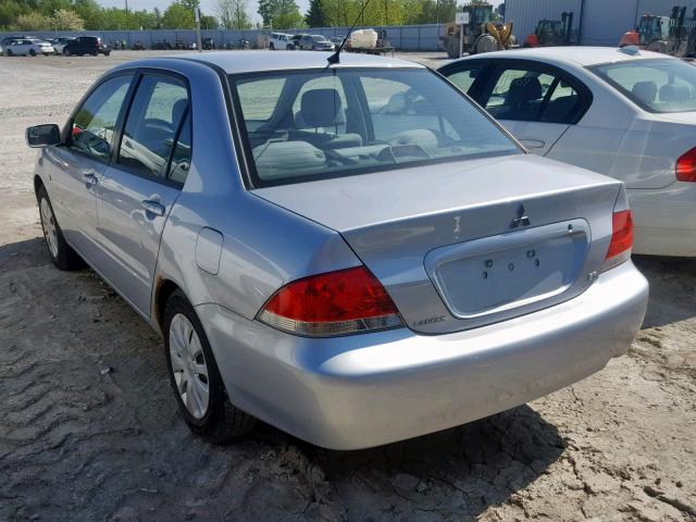 JA3AJ26E76U602555 - 2006 MITSUBISHI LANCER ES GRAY photo 3