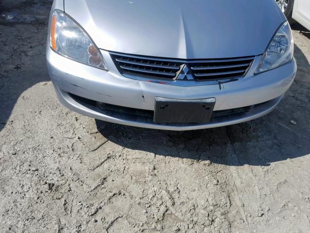 JA3AJ26E76U602555 - 2006 MITSUBISHI LANCER ES GRAY photo 9