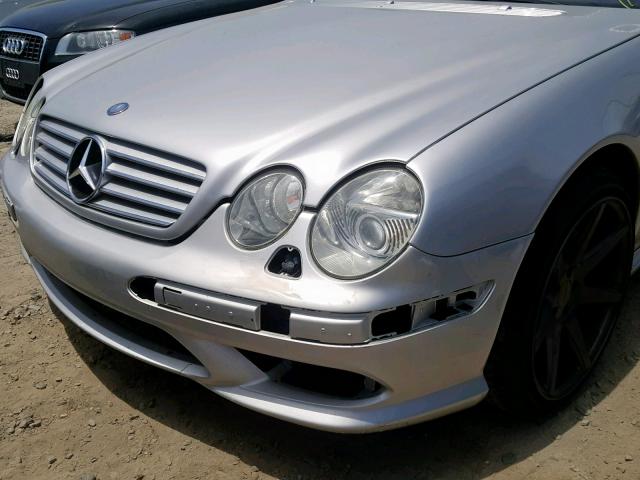 WDBPJ74J03A034783 - 2003 MERCEDES-BENZ CL 55 AMG SILVER photo 9