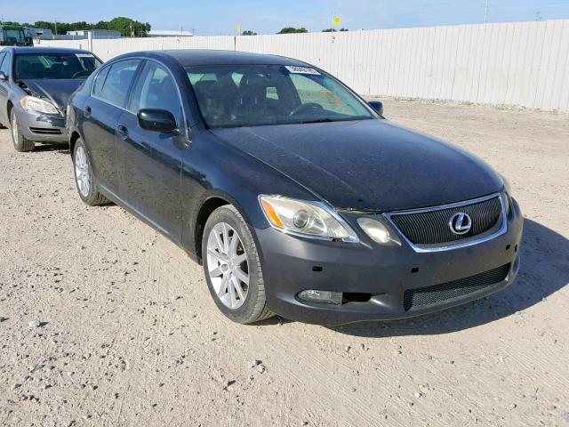 JTHBH96S965019381 - 2006 LEXUS GS 300 BLACK photo 1