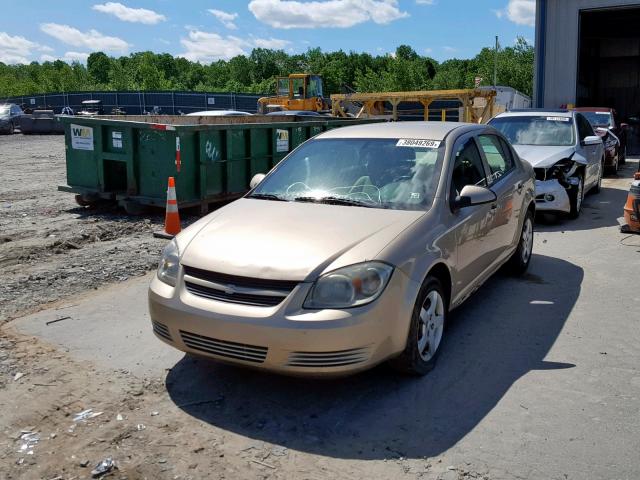 1G1AL58F687261419 - 2008 CHEVROLET COBALT LT GOLD photo 2