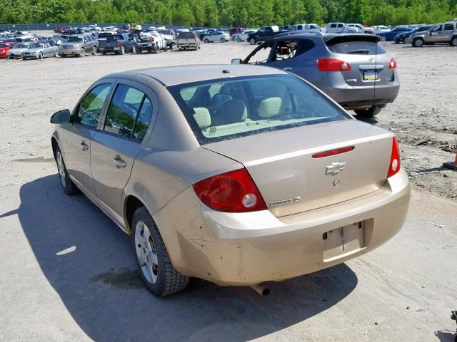 1G1AL58F687261419 - 2008 CHEVROLET COBALT LT GOLD photo 3