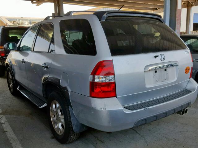 2HNYD18851H505398 - 2001 ACURA MDX TOURIN SILVER photo 3