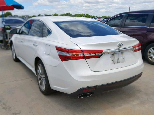 4T1BK1EB3EU118171 - 2014 TOYOTA AVALON BAS WHITE photo 3