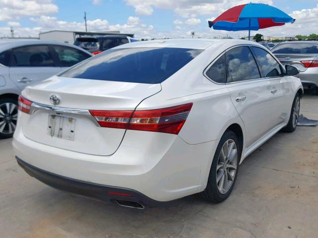 4T1BK1EB3EU118171 - 2014 TOYOTA AVALON BAS WHITE photo 4