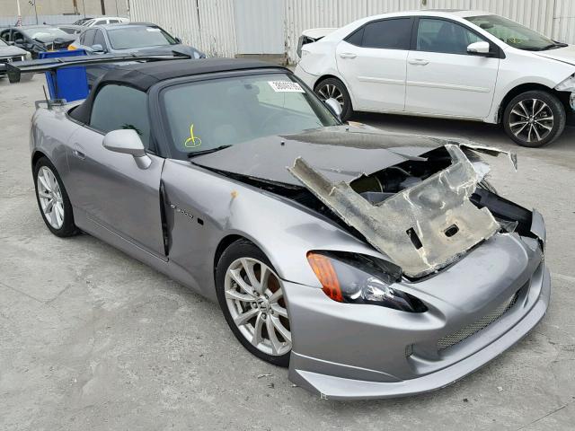 JHMAP114XYT006663 - 2000 HONDA S2000 GRAY photo 1