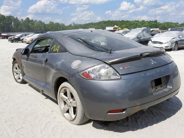 4A3AK24F46E011259 - 2006 MITSUBISHI ECLIPSE GS GRAY photo 3