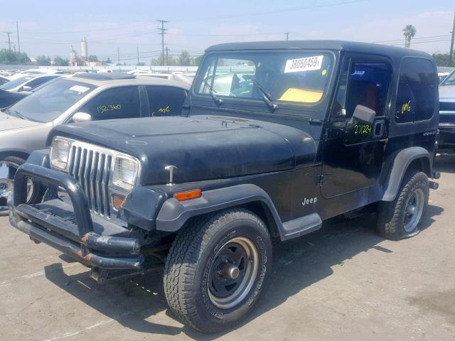 1J4FY19PXPP230035 - 1993 JEEP WRANGLER / BLACK photo 2