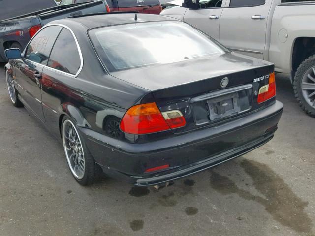 WBABM3348YJN86978 - 2000 BMW 323 CI BLACK photo 3