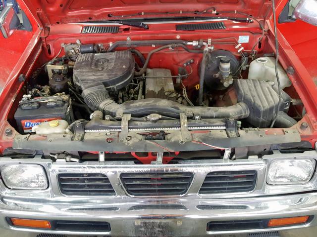 1N6SD11Y6VC353725 - 1997 NISSAN TRUCK XE RED photo 7