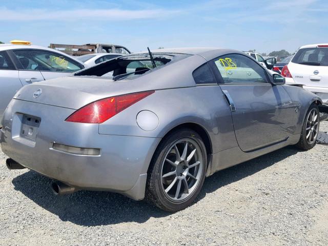 JN1AZ34D63T118729 - 2003 NISSAN 350Z COUPE CHARCOAL photo 4