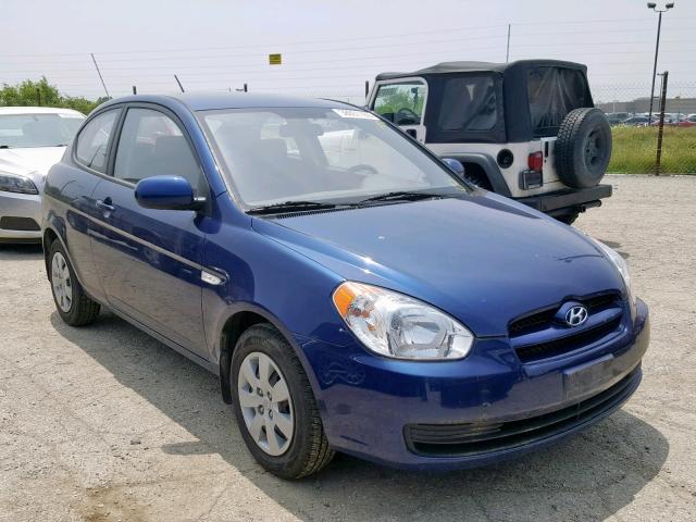 KMHCM3AC1AU170854 - 2010 HYUNDAI ACCENT BLU BLUE photo 1