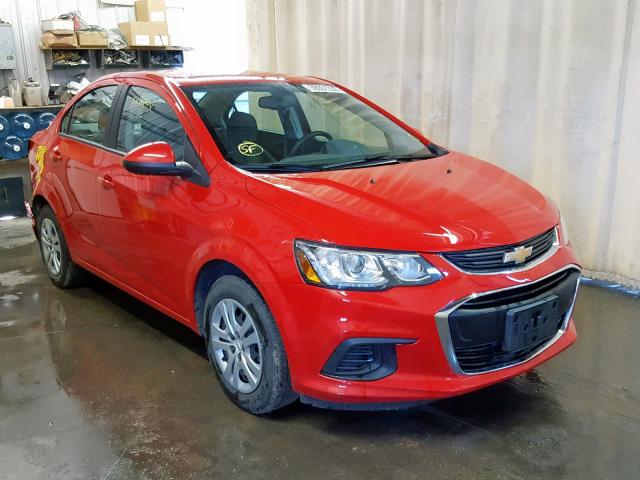 1G1JB5SH2J4121646 - 2018 CHEVROLET SONIC LS 红色 照片 1