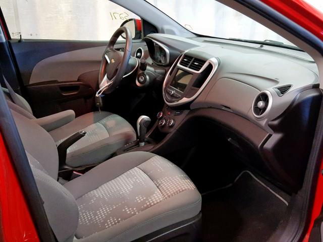 1G1JB5SH2J4121646 - 2018 CHEVROLET SONIC LS 红色 照片 5