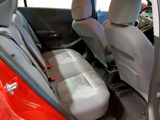 1G1JB5SH2J4121646 - 2018 CHEVROLET SONIC LS 红色 照片 6