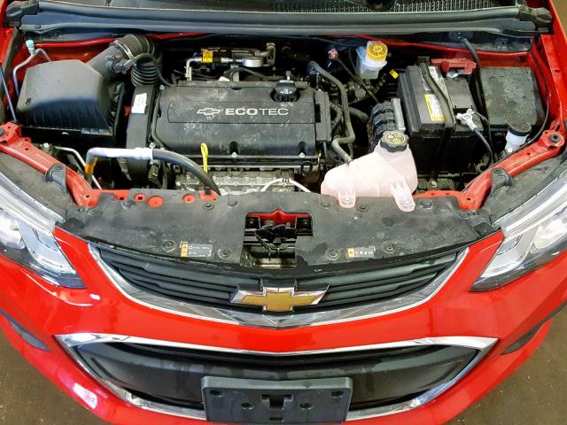 1G1JB5SH2J4121646 - 2018 CHEVROLET SONIC LS 红色 照片 7