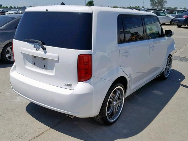 JTLKE50E681032920 - 2008 TOYOTA SCION XB 白色 照片 4