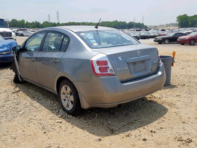 3N1AB61E37L614410 - 2007 NISSAN SENTRA 2.0 GRAY photo 3