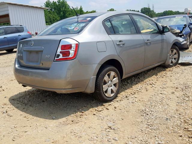 3N1AB61E37L614410 - 2007 NISSAN SENTRA 2.0 GRAY photo 4